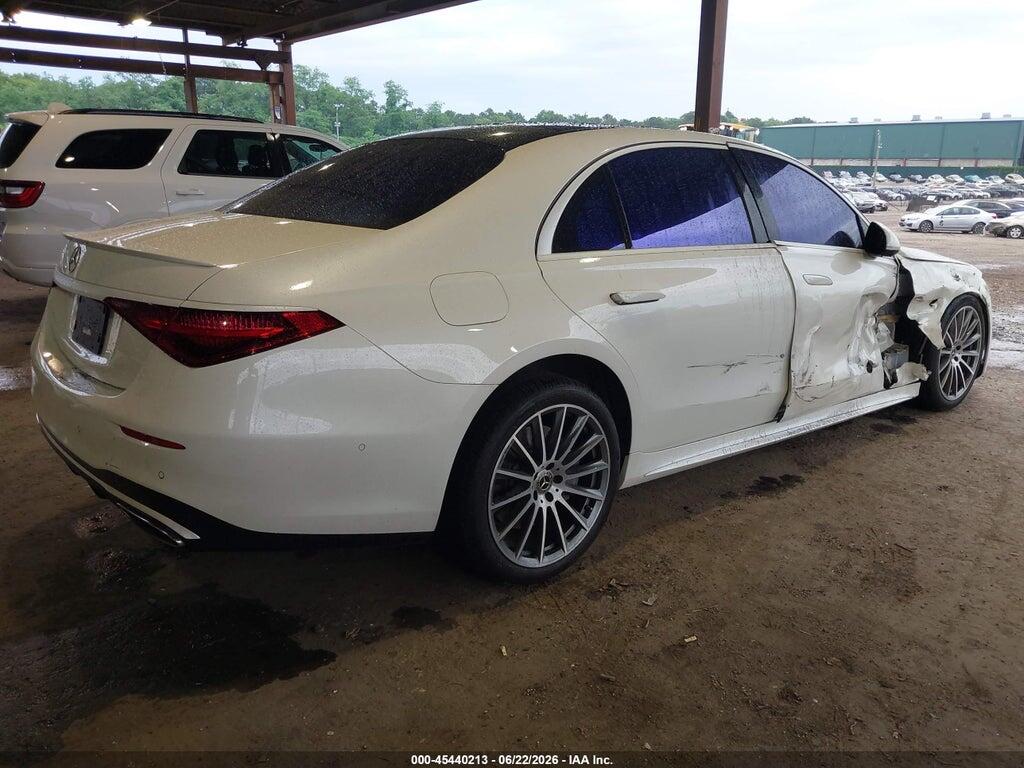 W1K6G6DB2NA157752 2022 MERCEDES-BENZ S 500 photo no. 4