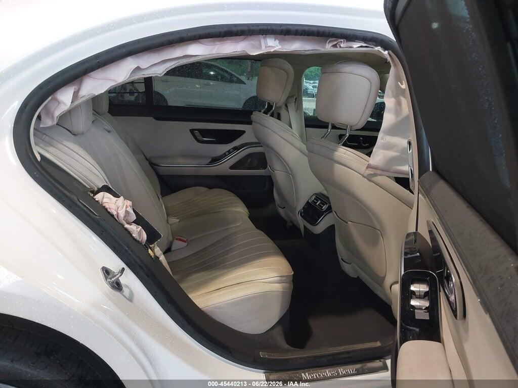 W1K6G6DB2NA157752 2022 MERCEDES-BENZ S 500 photo no. 8