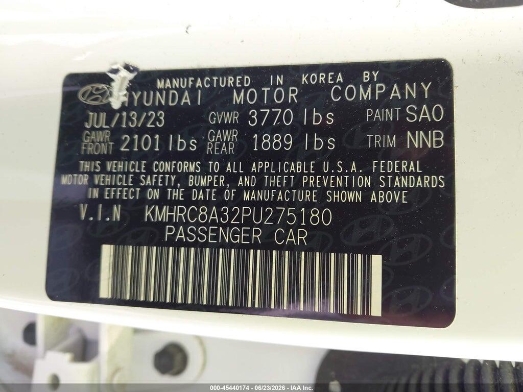 KMHRC8A32PU275180 2023 HYUNDAI VENUE photo no. 9
