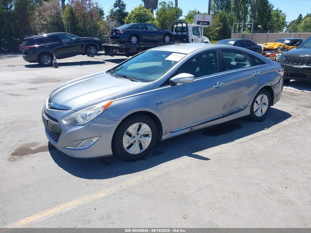 KMHEC4A45FA138671 2015 HYUNDAI SONATA HYBRID photo no. 2