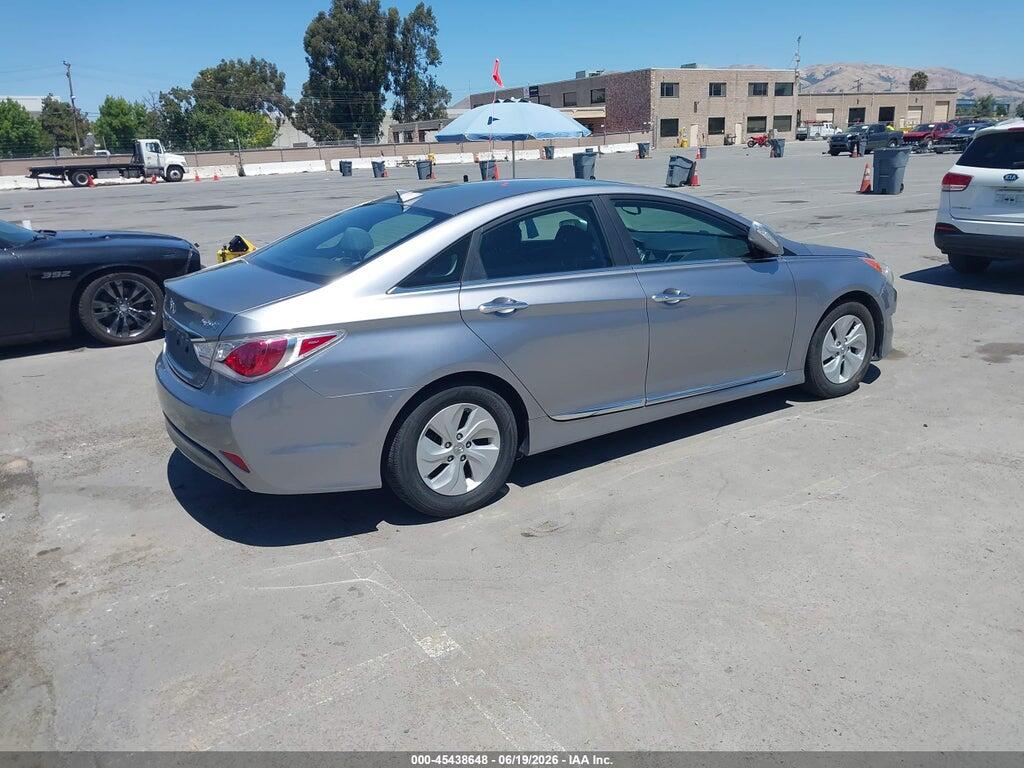 KMHEC4A45FA138671 2015 HYUNDAI SONATA HYBRID photo no. 4