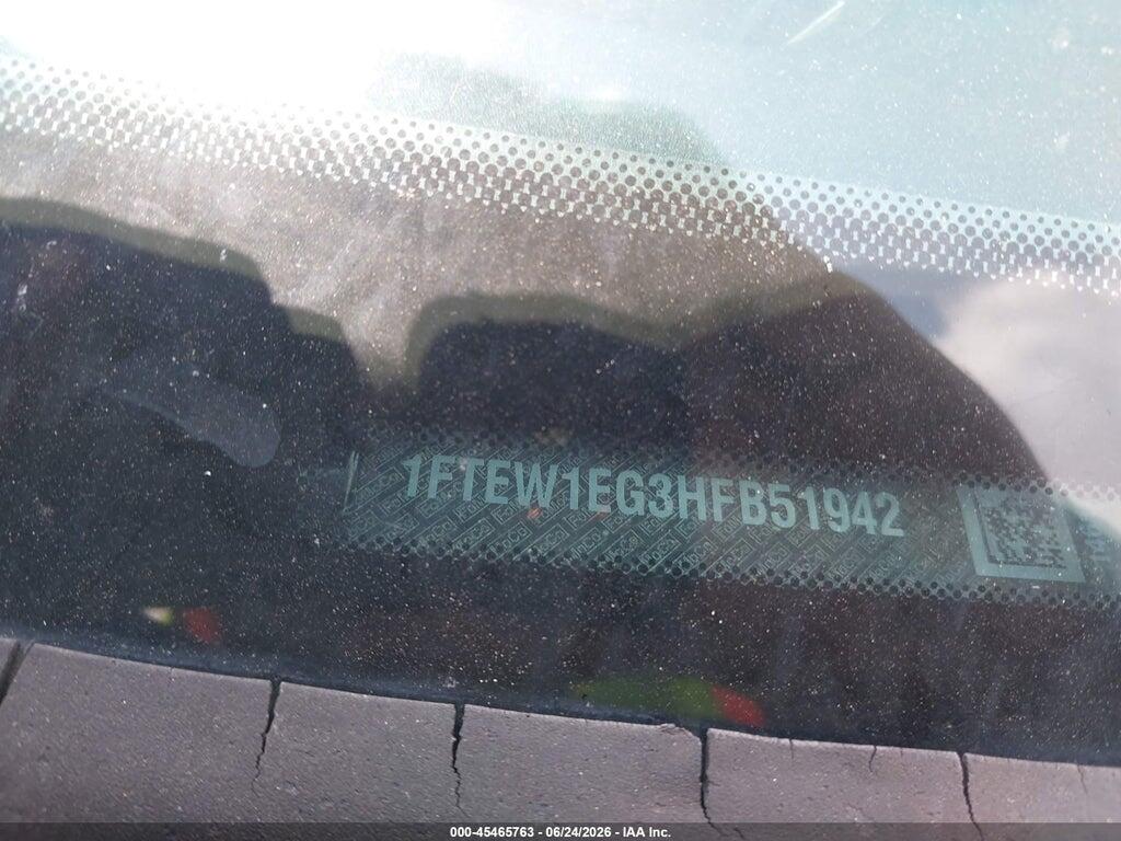 1FTEW1EG3HFB51942 2017 FORD F-150 photo no. 9
