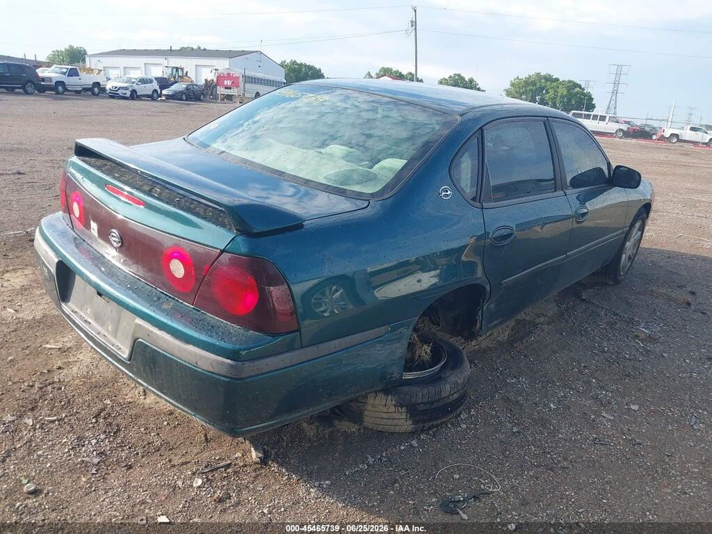 2G1WF52E119245582 2001 CHEVROLET IMPALA photo no. 4