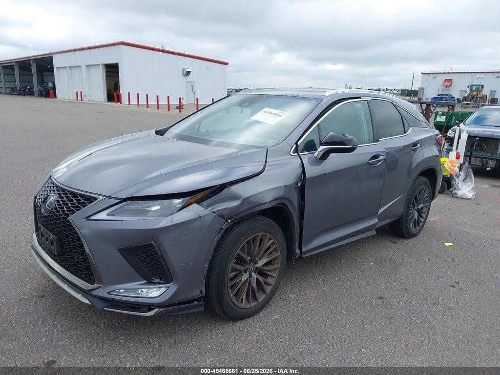 2T2SZMDA6NC339170 2022 LEXUS RX 350 photo no. 2