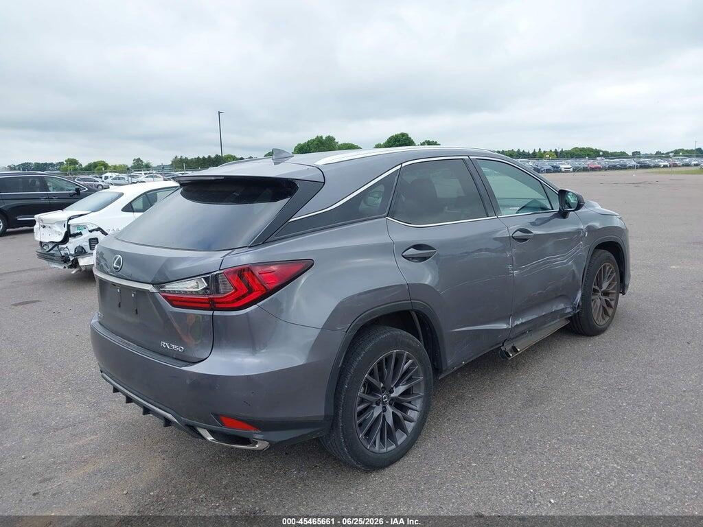 2T2SZMDA6NC339170 2022 LEXUS RX 350 photo no. 4
