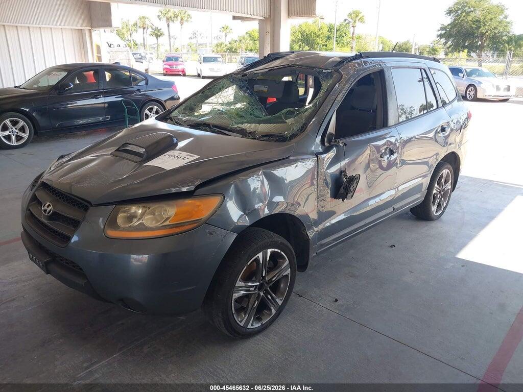 5NMSG13D78H144908 2008 HYUNDAI SANTA FE photo no. 2