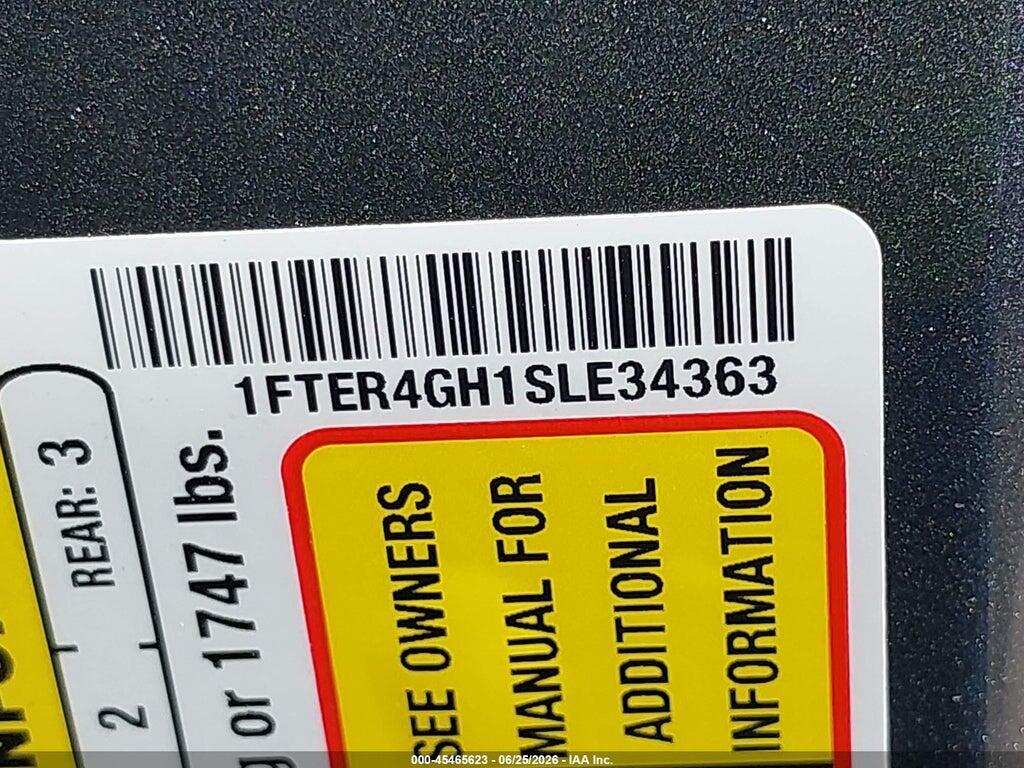 1FTER4GH1SLE34363 2025 FORD RANGER photo no. 9