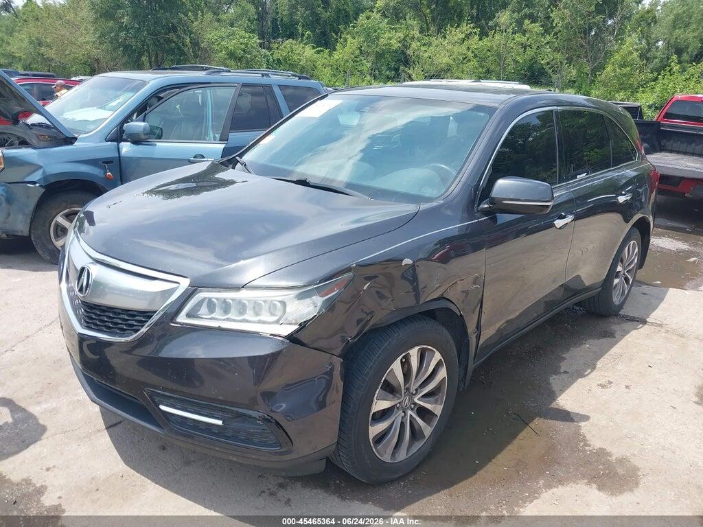 5FRYD4H45EB011962 2014 ACURA MDX photo no. 2