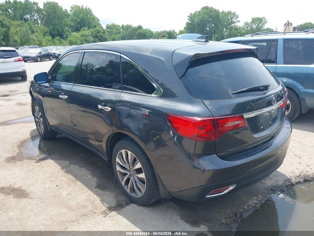 5FRYD4H45EB011962 2014 ACURA MDX photo no. 3
