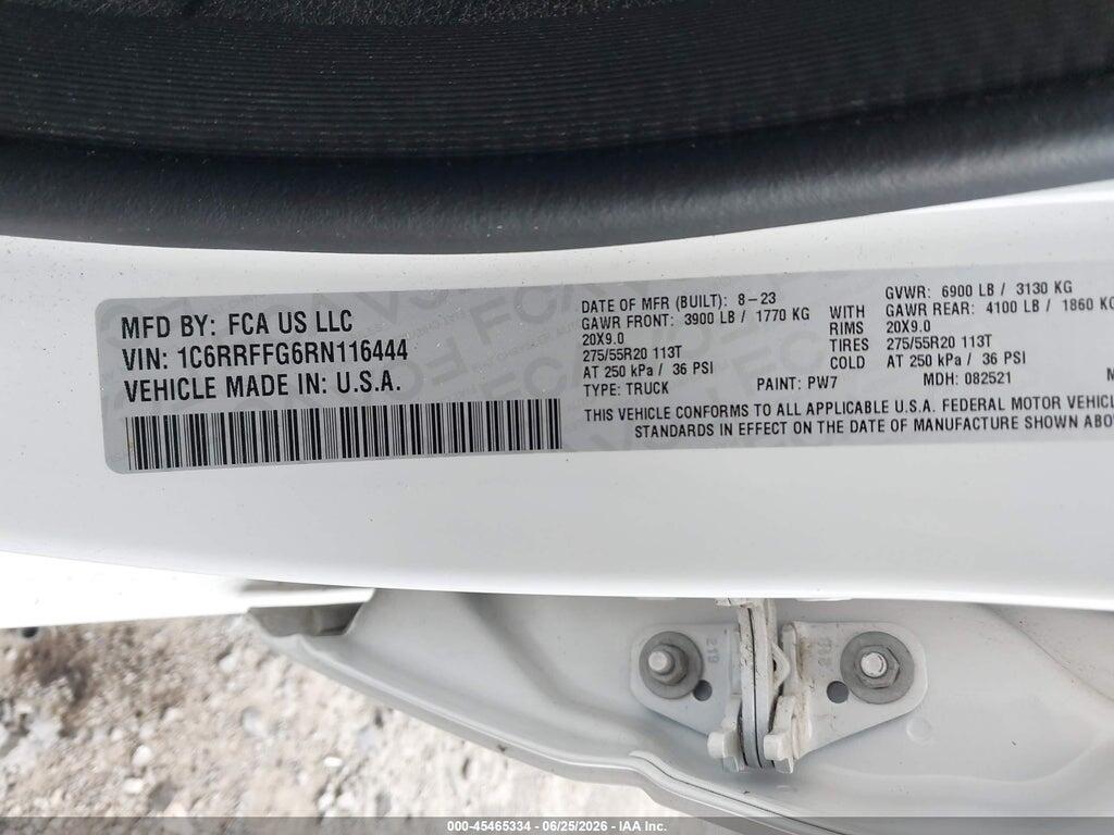 1C6RRFFG6RN116444 2024 RAM 1500 photo no. 9