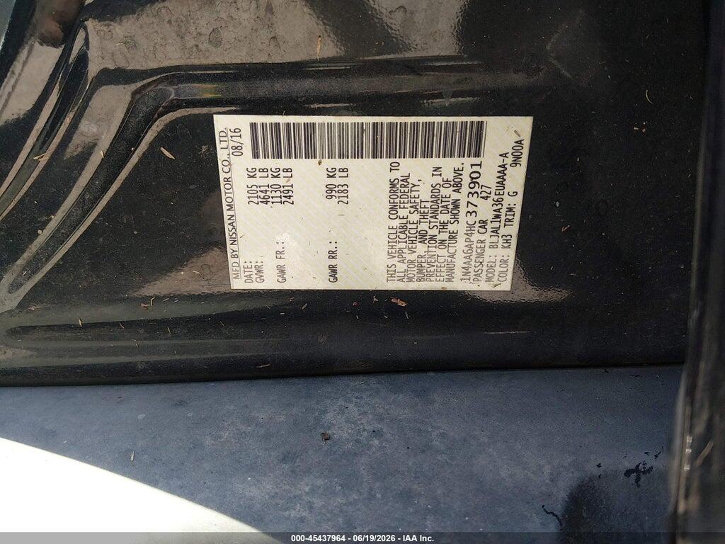 1N4AA6AP4HC373901 2017 NISSAN MAXIMA photo no. 9