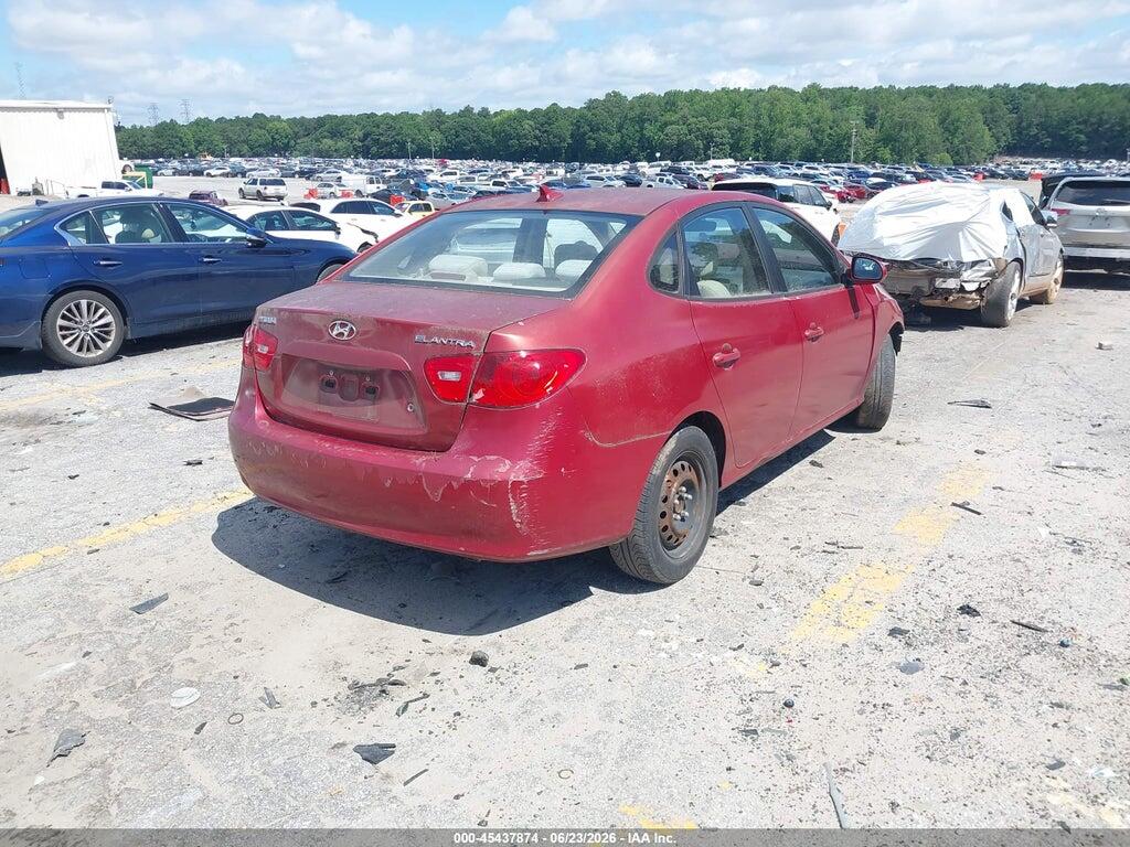 KMHDU46D39U719025 2009 HYUNDAI ELANTRA photo no. 4