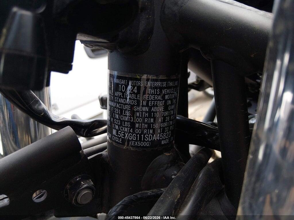 ML5EXGG11SDA45823 2025 KAWASAKI EX500 photo no. 10