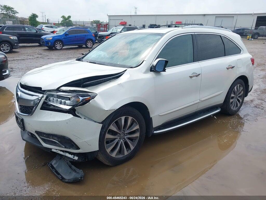 5FRYD4H45GB053017 2016 ACURA MDX photo no. 2