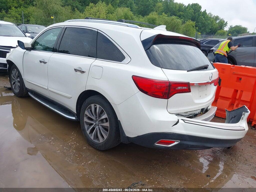 5FRYD4H45GB053017 2016 ACURA MDX photo no. 3