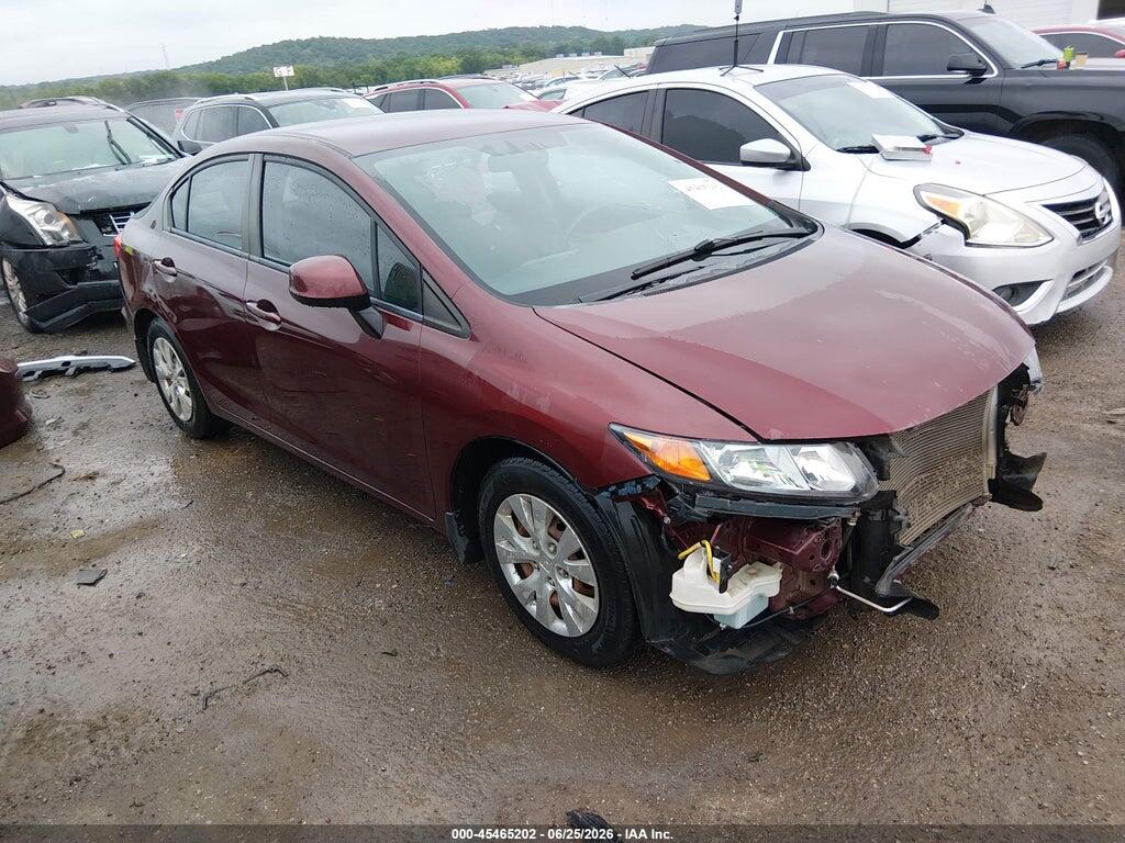 2HGFB2F57CH503304 2012 HONDA CIVIC photo no. 1