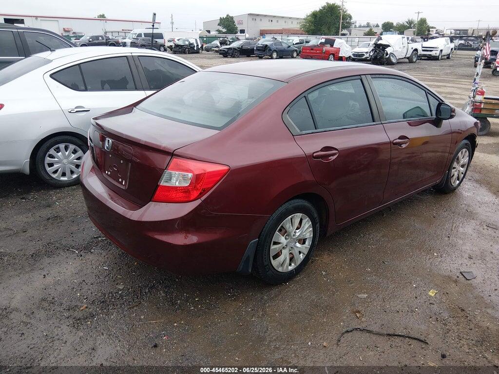 2HGFB2F57CH503304 2012 HONDA CIVIC photo no. 4
