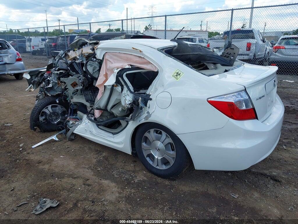 JHMFB4F27CS000945 2012 HONDA CIVIC HYBRID photo no. 3