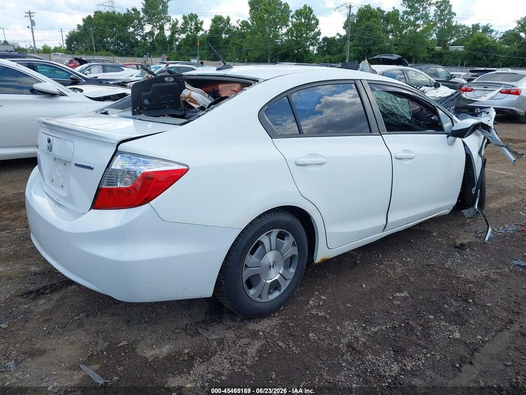 JHMFB4F27CS000945 2012 HONDA CIVIC HYBRID photo no. 4