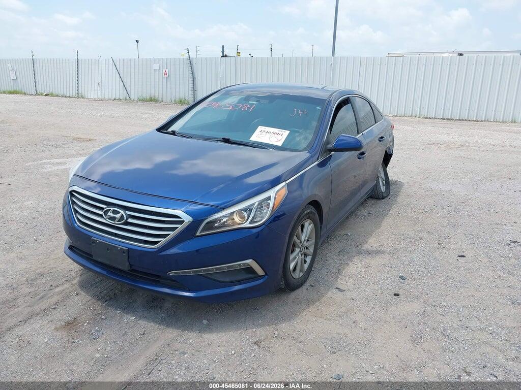 5NPE24AF6FH022302 2015 HYUNDAI SONATA photo no. 2
