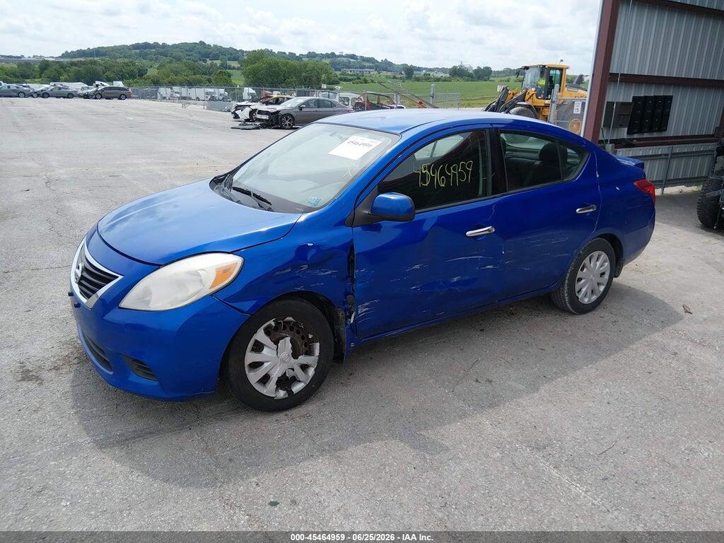 3N1CN7AP3EL876027 2014 NISSAN VERSA photo no. 2