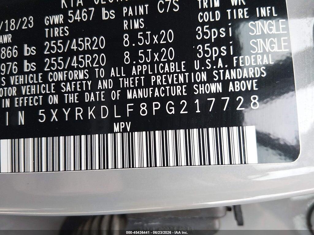 5XYRKDLF8PG217728 2023 KIA SORENTO photo no. 9
