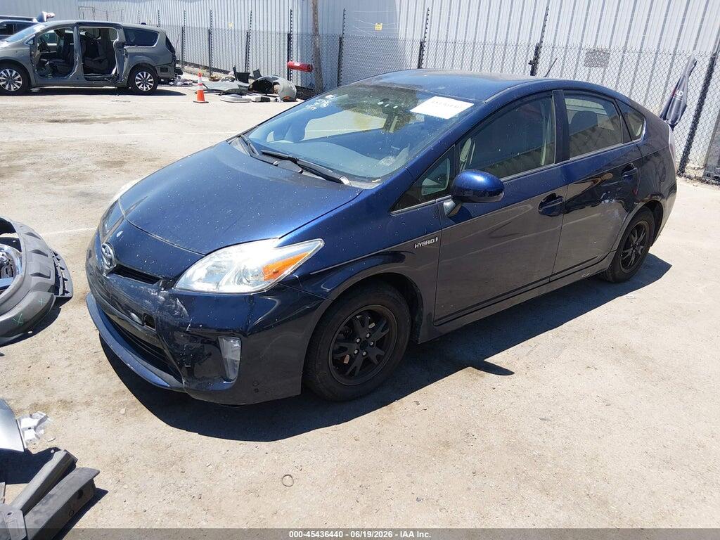 JTDKN3DU9E0358567 2014 TOYOTA PRIUS photo no. 2