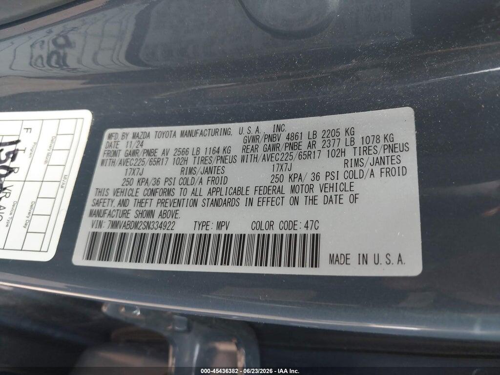 7MMVABDM2SN334922 2025 MAZDA CX-50 photo no. 9