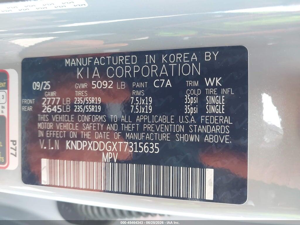 KNDPXDDGXT7315635 2026 KIA SPORTAGE HYBRID photo no. 9