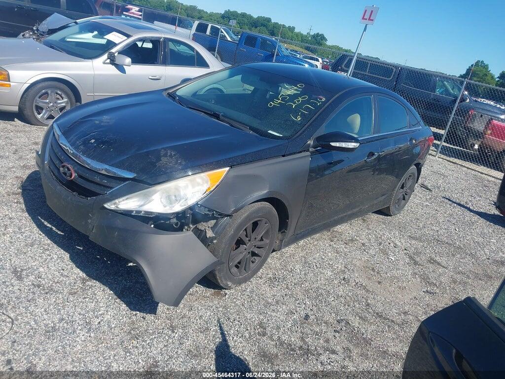 5NPEB4AC4EH820656 2014 HYUNDAI SONATA photo no. 2