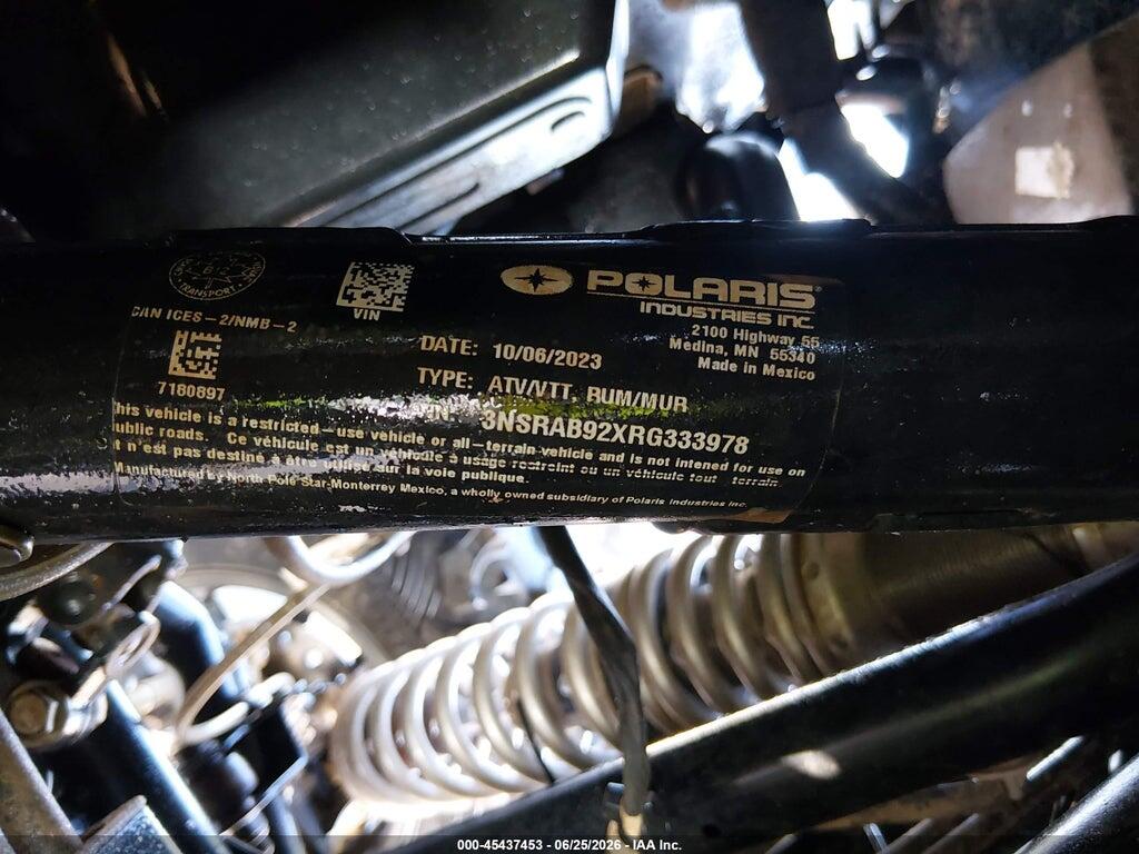3NSRAB92XRG333978 2024 POLARIS RZR photo no. 10