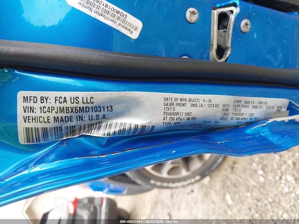 1C4PJMBX6MD103113 2021 JEEP CHEROKEE photo no. 9