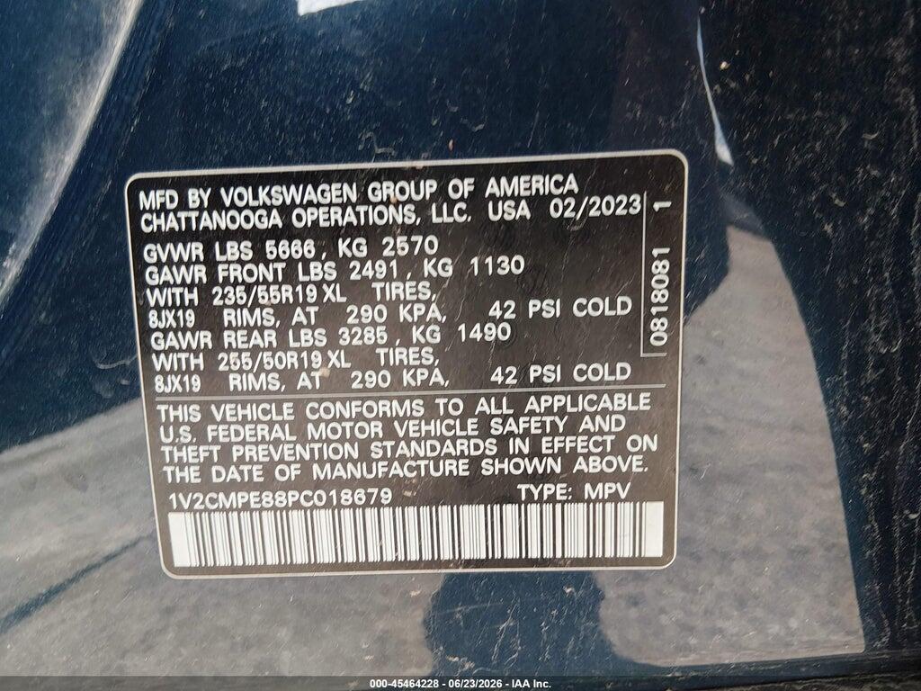 1V2CMPE88PC018679 2023 VOLKSWAGEN ID.4 photo no. 9