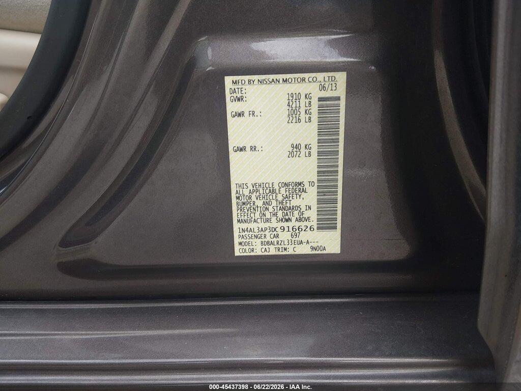 1N4AL3AP3DC916626 2013 NISSAN ALTIMA photo no. 9