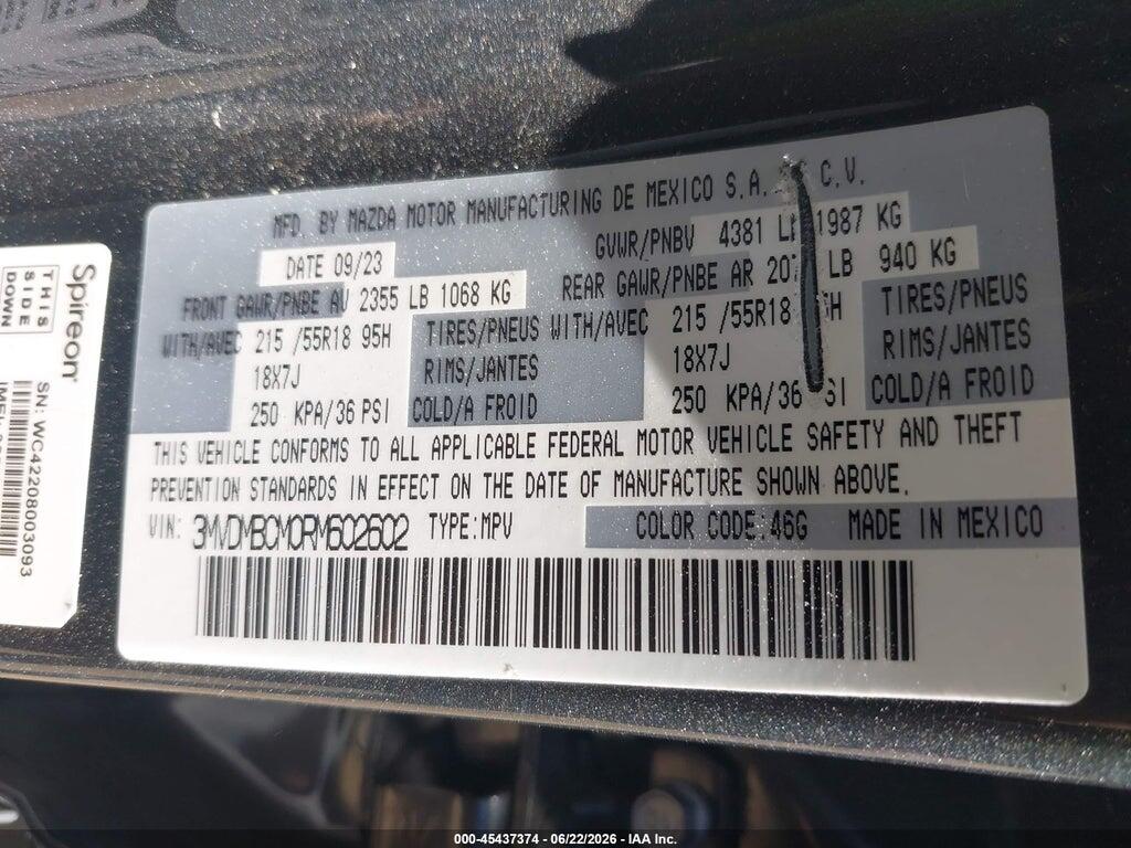 3MVDMBCM0RM602602 2024 MAZDA CX-30 photo no. 9