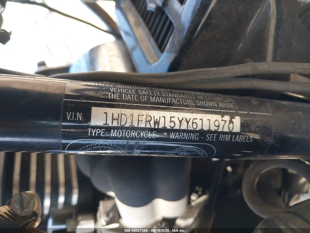 1HD1FRW15YY611970 2000 HARLEY-DAVIDSON FLHRCI photo no. 10