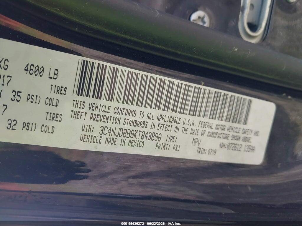 3C4NJDBB9KT849896 2019 JEEP COMPASS photo no. 9
