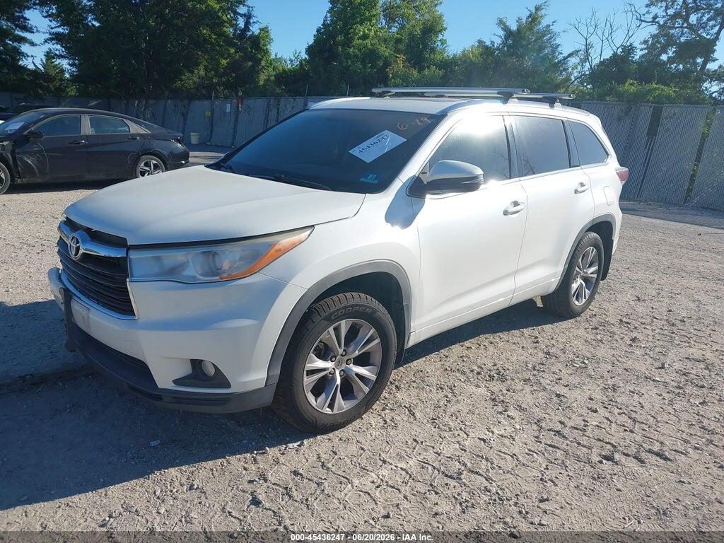 5TDJKRFH6ES005546 2014 TOYOTA HIGHLANDER photo no. 2