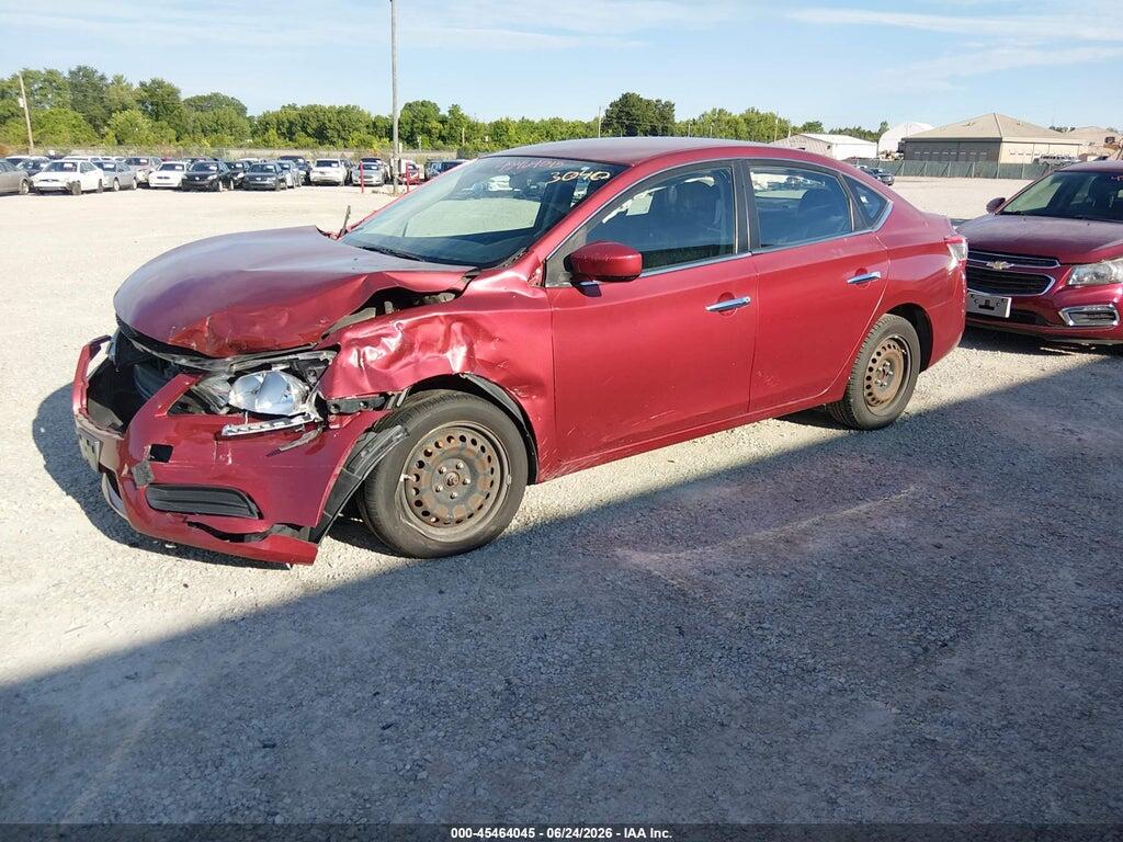 3N1AB7AP8FY253040 2015 NISSAN SENTRA photo no. 2