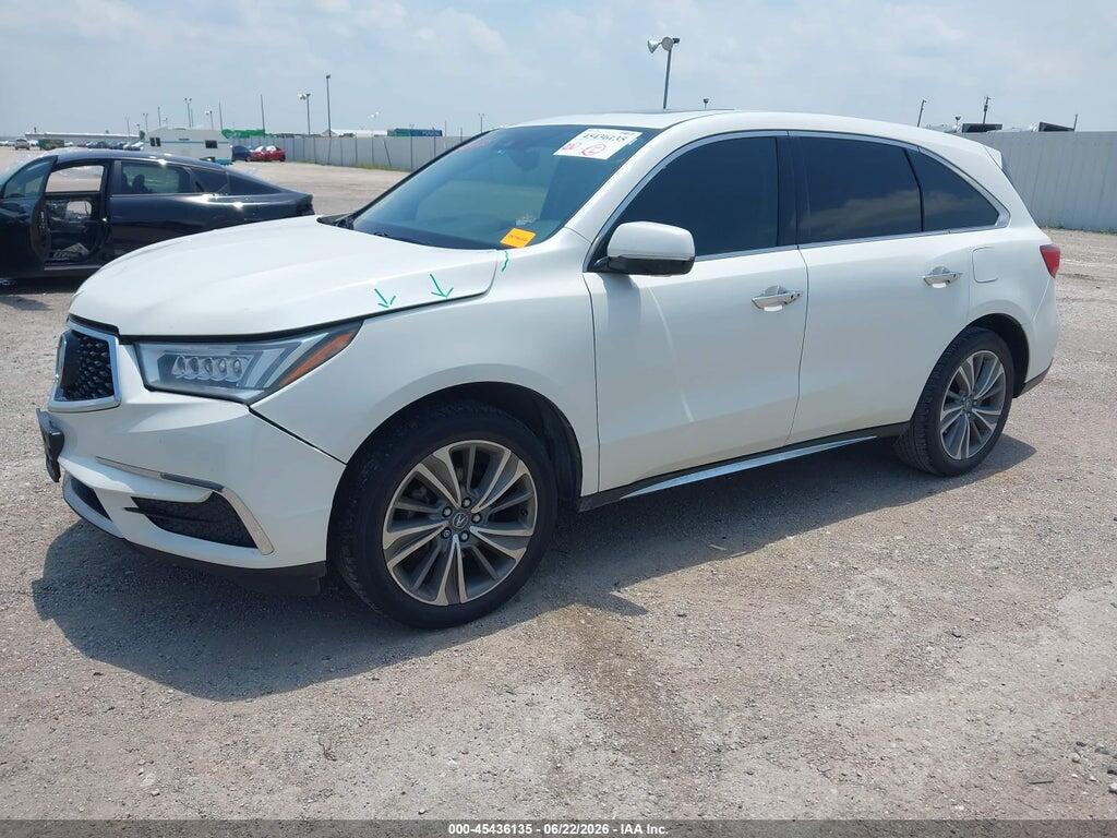5FRYD3H55HB010320 2017 ACURA MDX photo no. 2