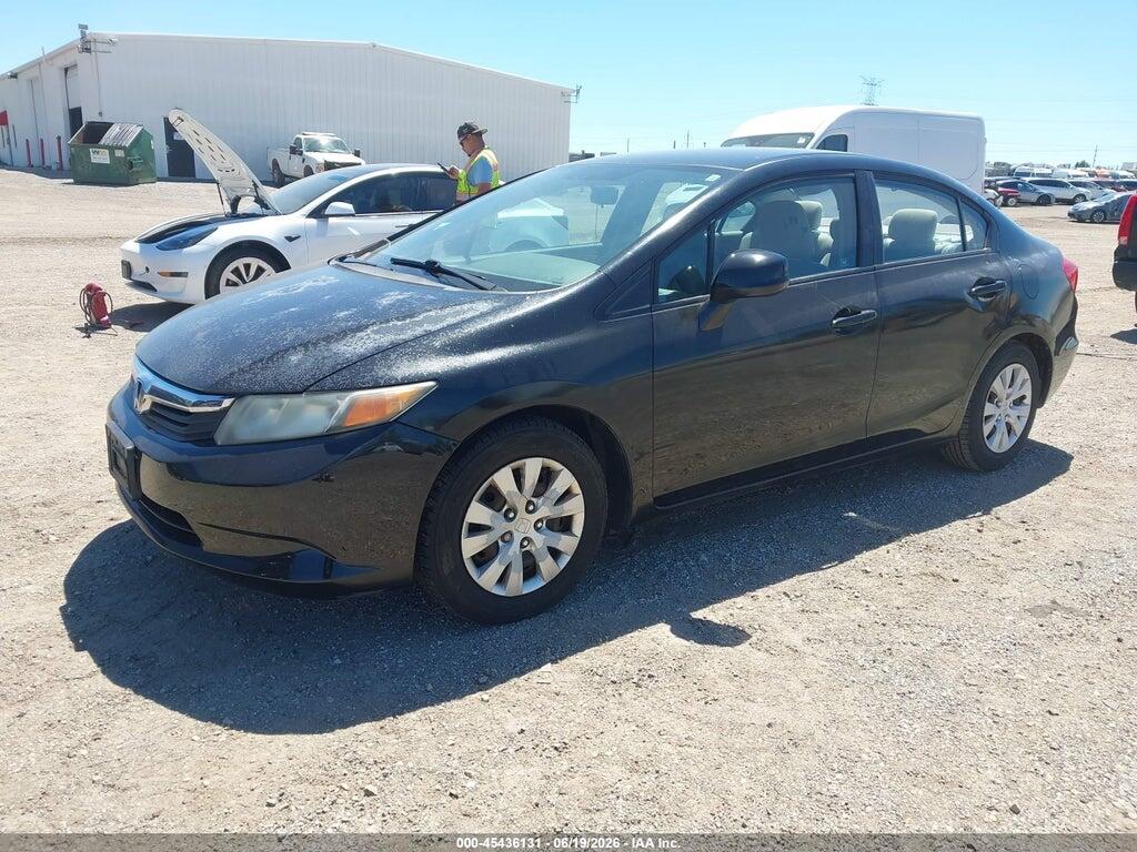 2HGFB2F59CH519276 2012 HONDA CIVIC photo no. 2