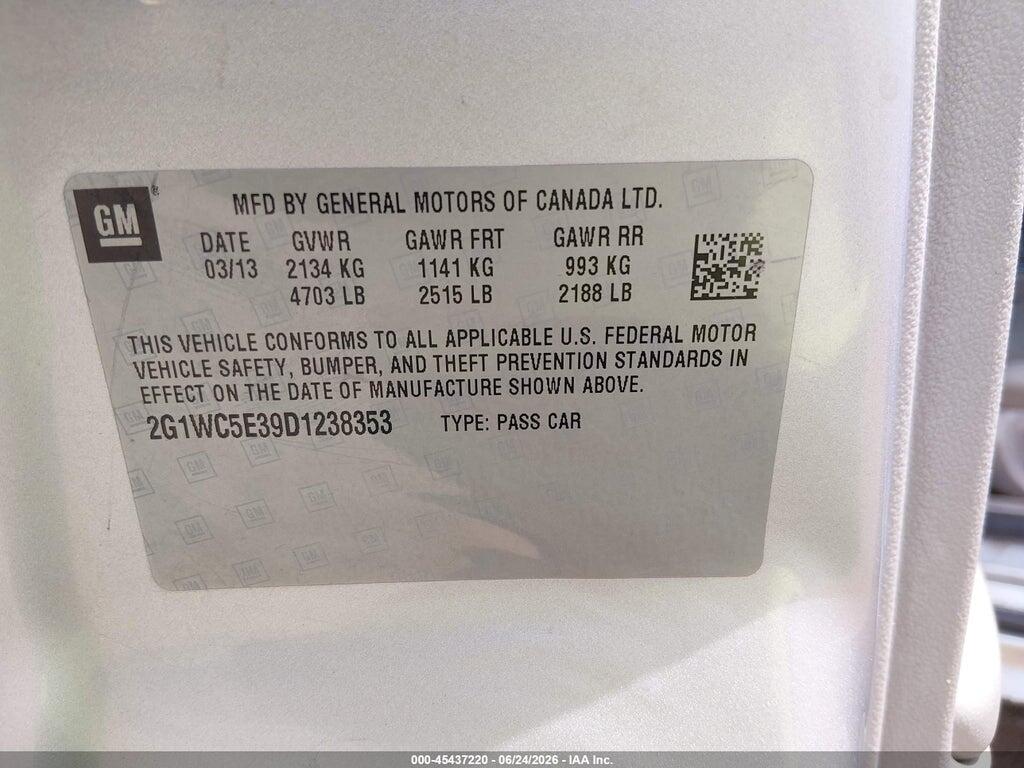 2G1WC5E39D1238353 2013 CHEVROLET IMPALA photo no. 9