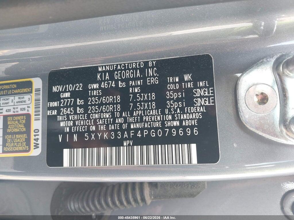 5XYK33AF4PG079696 2023 KIA SPORTAGE photo no. 9