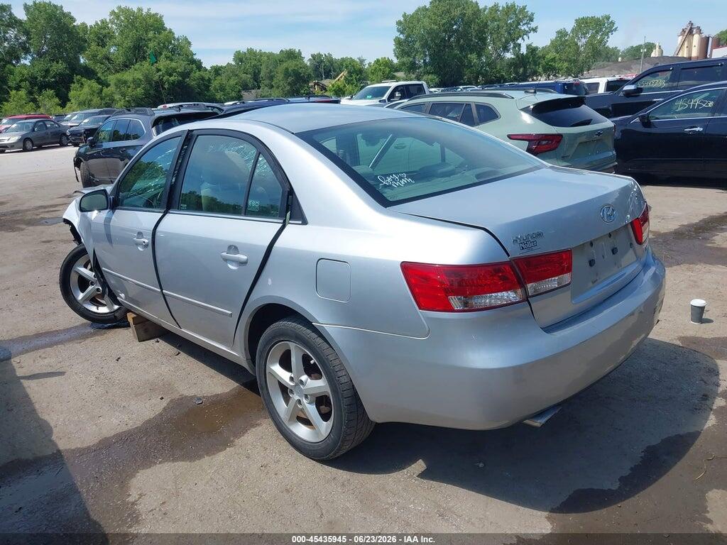 5NPEU46F17H217423 2007 HYUNDAI SONATA photo no. 3