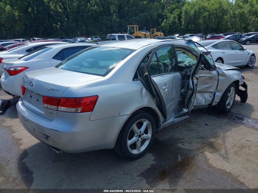 5NPEU46F17H217423 2007 HYUNDAI SONATA photo no. 4