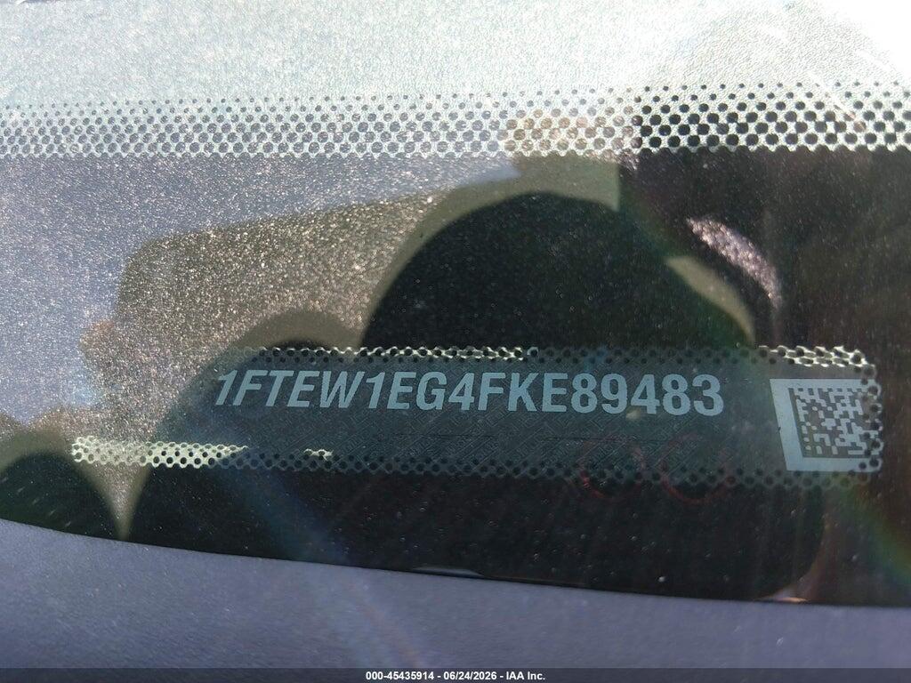 1FTEW1EG4FKE89483 2015 FORD F-150 photo no. 9