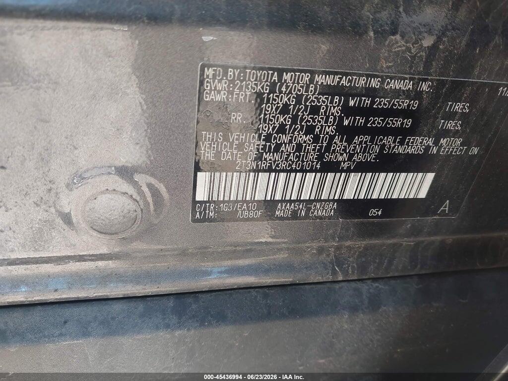 2T3N1RFV3RC401014 2024 TOYOTA RAV4 photo no. 9