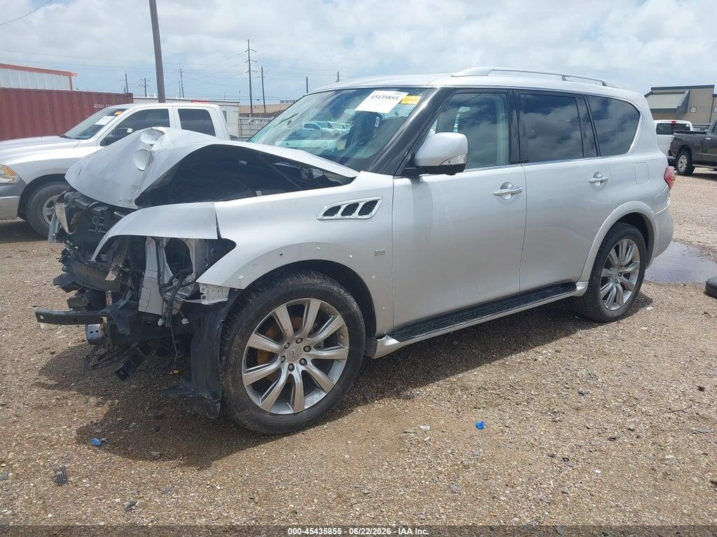 JN8AZ2ND2E9750962 2014 INFINITI QX80 photo no. 2