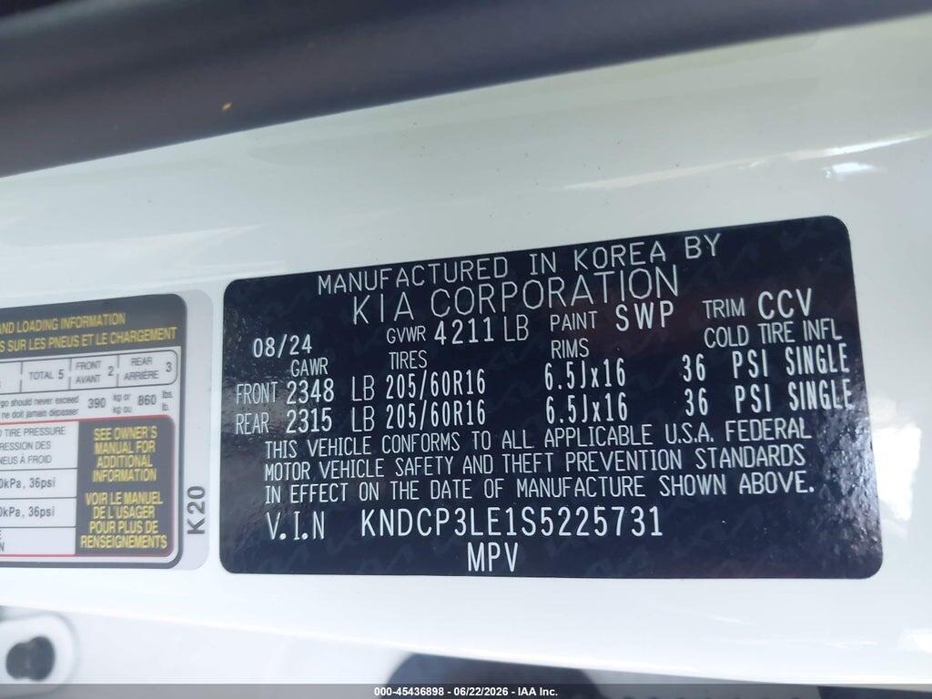 KNDCP3LE1S5225731 2025 KIA NIRO photo no. 9