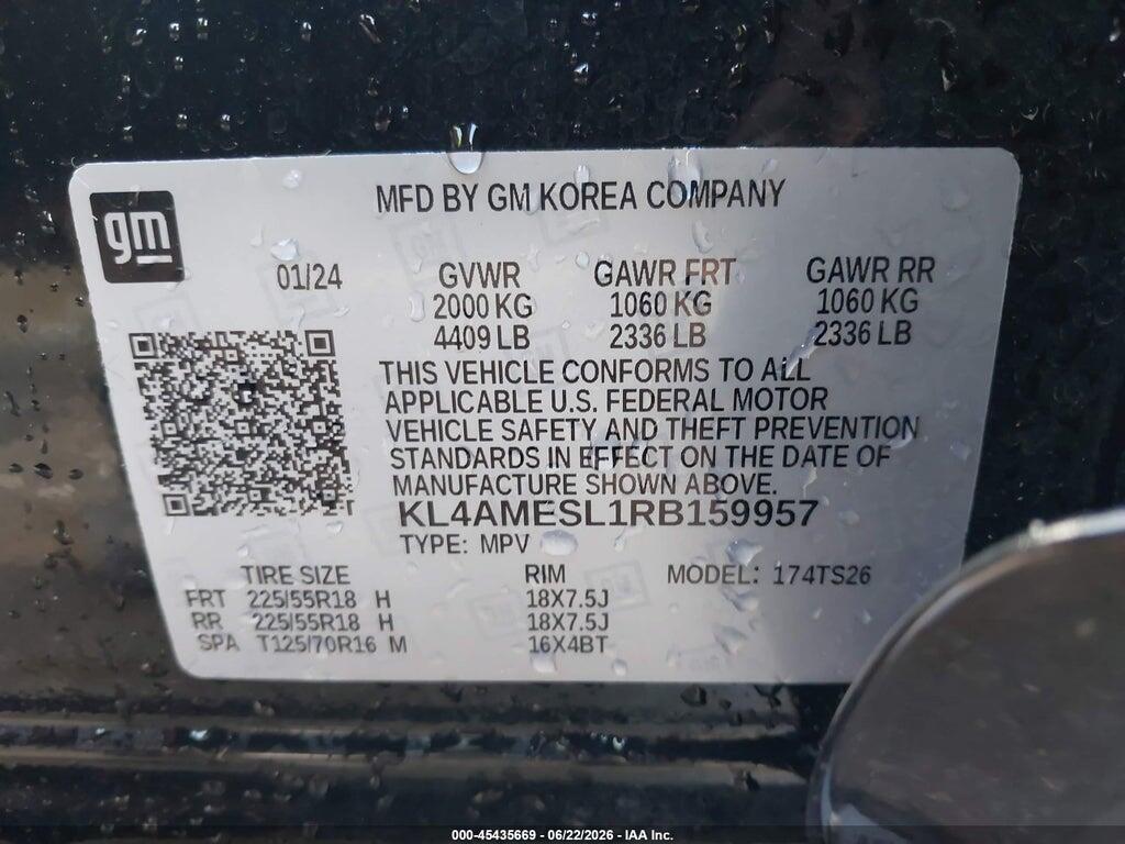 KL4AMESL1RB159957 2024 BUICK ENCORE GX photo no. 9
